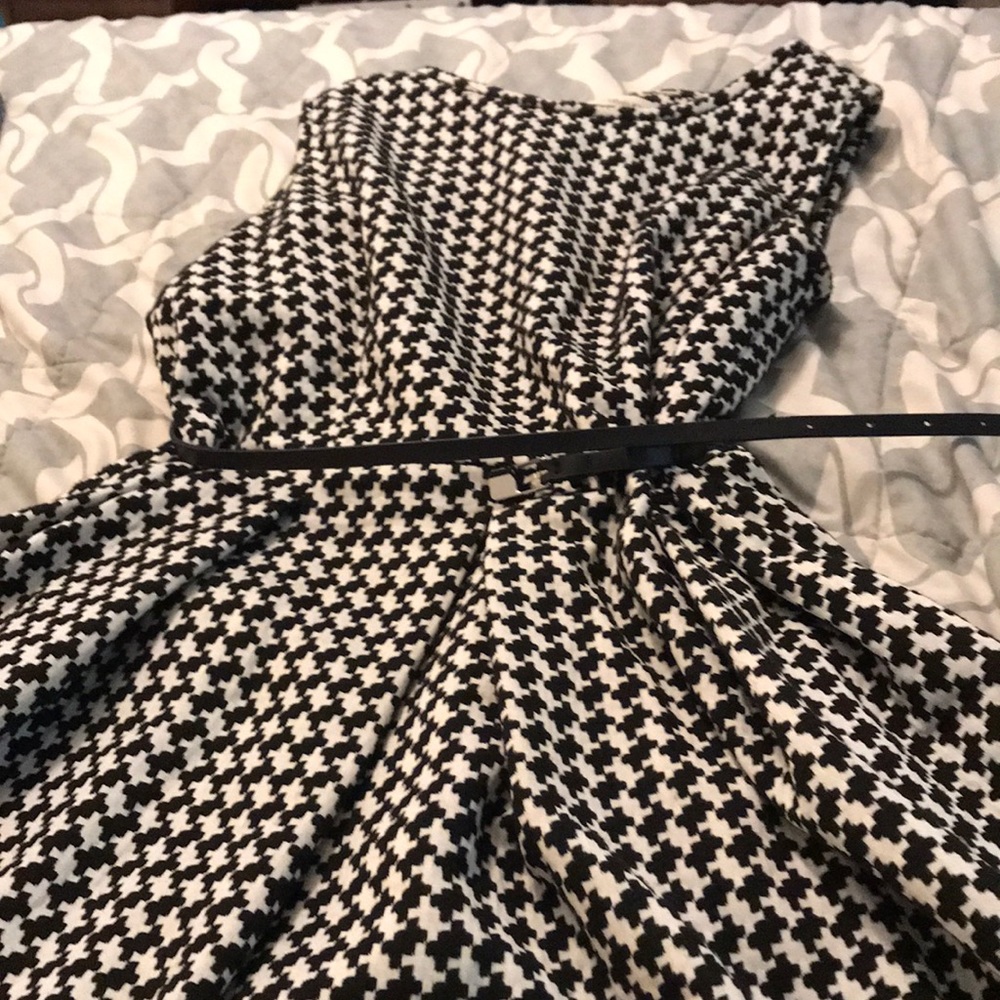 Black and white dress